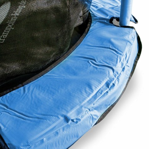 TRAMPOLINA DLA DZIECI 140CM RÓŻOWA DO DOMU OGRODU Z OSŁONĄ I SIATKĄ