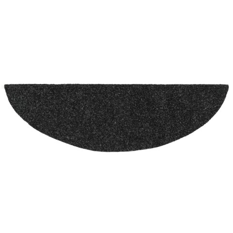 Samoprzylepne nakładki na schody, 10 szt., szare, 56x17x3 cm