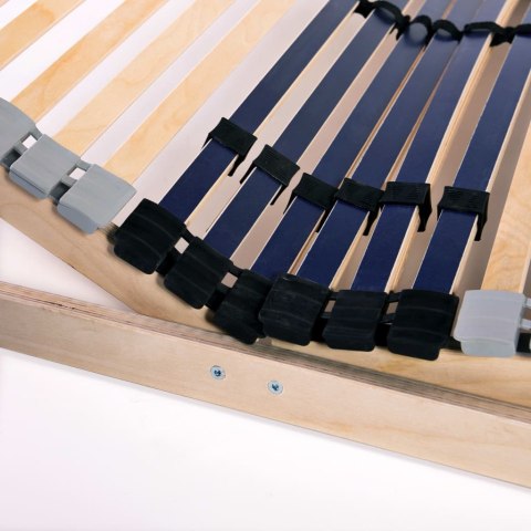 Stelaże do łóżek, 2 szt., 42 listwy, 7 stref, 80 x 200 cm