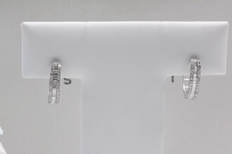 Złote kolczyki KBD4759 - Diament