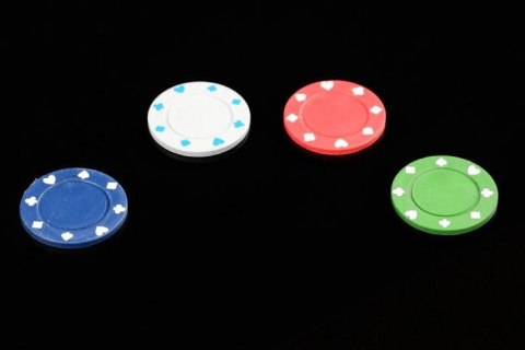 Poker set 300 szt żetonów z akcesoriami