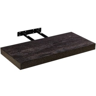 STILISTA Półka ścienna Volato, ciemne drewno, 110 cm