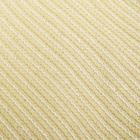 Żagiel przeciwsłoneczny, 160 g/m², beżowy, 3/4x3 m, HDPE