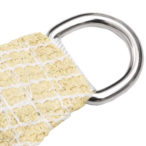 Żagiel przeciwsłoneczny, 160 g/m², beżowy, 4,5x4,5x4,5m, HDPE