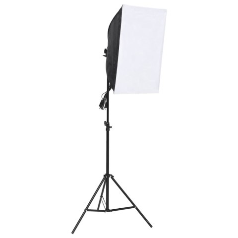 Zestaw do studia fotograficznego, tła i softboxy
