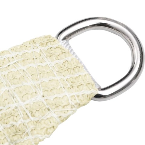 Żagiel przeciwsłoneczny, 160 g/m², kremowy, 2,5x4 m, HDPE