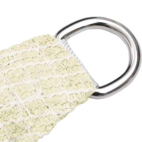 Żagiel przeciwsłoneczny, 160 g/m², kremowy, 2x3 m, HDPE
