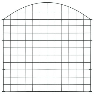 Ogrodzenie do stawu, łukowe, 77,5 x 78,5 cm, zielone