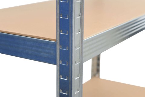 Regał magazynowy 5 poziomów 150x75x30 nośność 625 kg