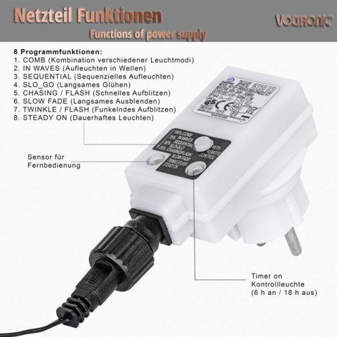 VOLTRONIC Kwiat Wiśni 180 cm z oświetleniem