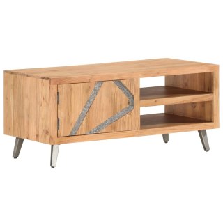 Stolik kawowy, 90 x 45 x 40 cm, lite drewno akacjowe
