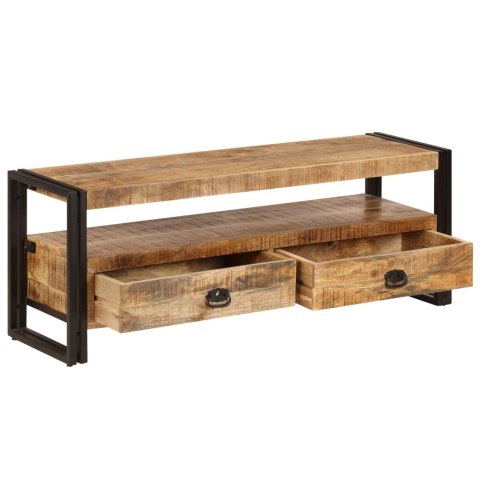 Szafka pod TV, 120x35x45 cm, lite drewno mango