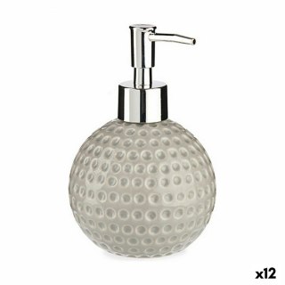 Dozownik mydła Berilo Golf Szary Metal Ceramika 300 ml (12 Sztuk)