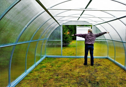 Szklarnia Primus 4x20m 80m2 H=230cm poliwęglan 6mm