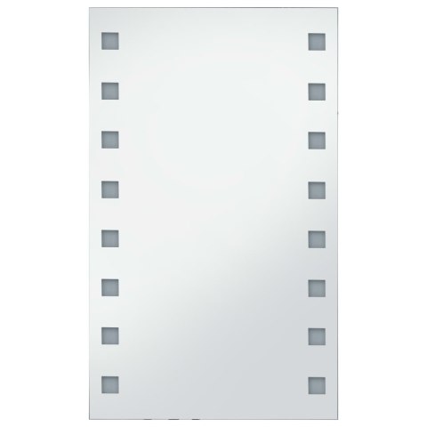 Ścienne lustro łazienkowe z LED, 60 x 100 cm