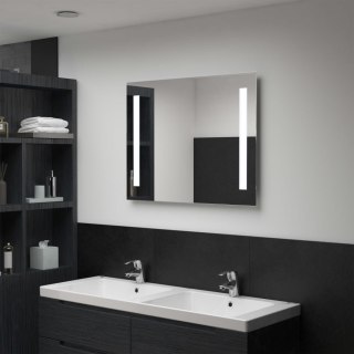 Ścienne lustro łazienkowe z LED, 80 x 60 cm