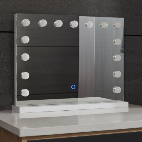 Aquamarin Lustro łazienkowe LED Hollywood 58 x 43 cm
