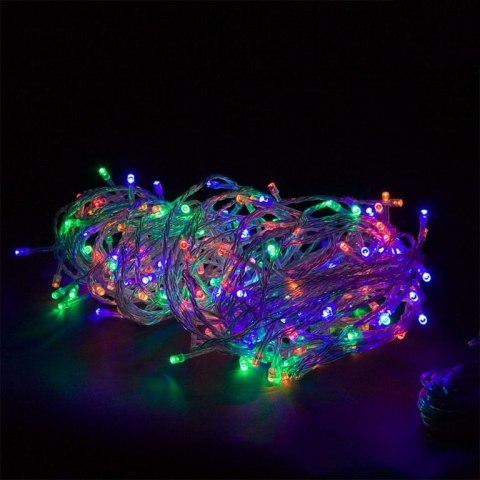Świąteczne LED oświetlenie - 10 m, 100 LED, kolorowe, pilot
