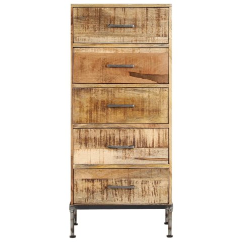 Komoda, 45x35x106 cm, lite drewno mango