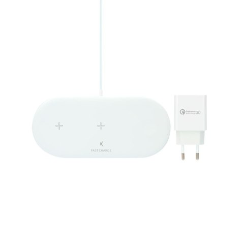 Bezprzewodowa Ładowarka KSIX Apple-compatible Biały