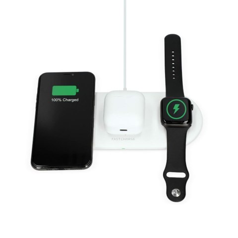 Bezprzewodowa Ładowarka KSIX Apple-compatible Biały
