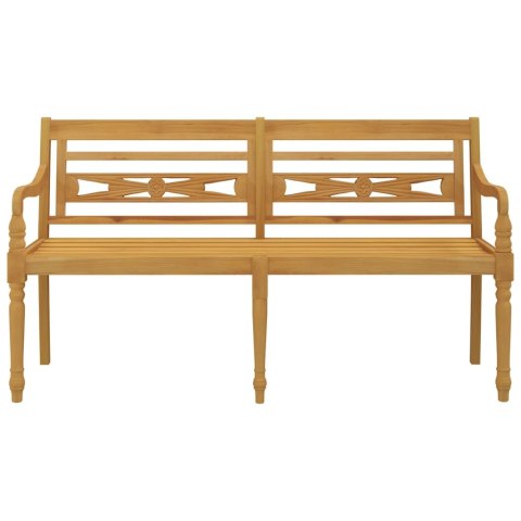 Ławka Batavia, 150 cm, lite drewno tekowe