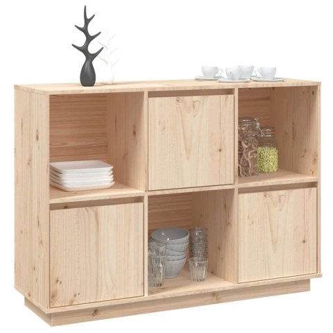Szafka, 110,5x35x80 cm, lite drewno sosnowe