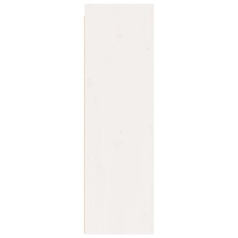 Szafki ścienne, 2 szt., białe, 30x30x100 cm, drewno sosnowe