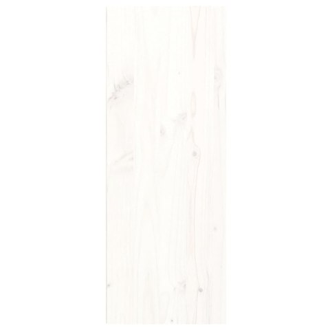 Szafki ścienne, 2 szt., białe, 30x30x80 cm, lite drewno sosnowe