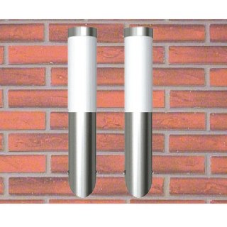 Lampy ze stali nierdzewnej Wodoodporne 6x36 cm Do ogrodu x2