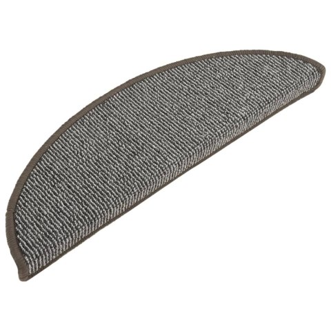 Nakładki na schody, 15 szt., szare, 56 x 17 x 3 cm