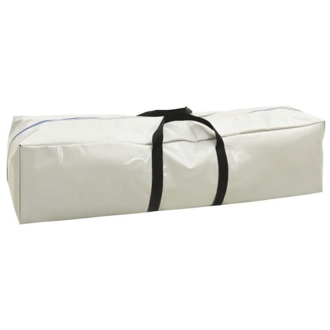 Mata gimnastyczna z pompką, 400x100x20 cm, PVC, różowa