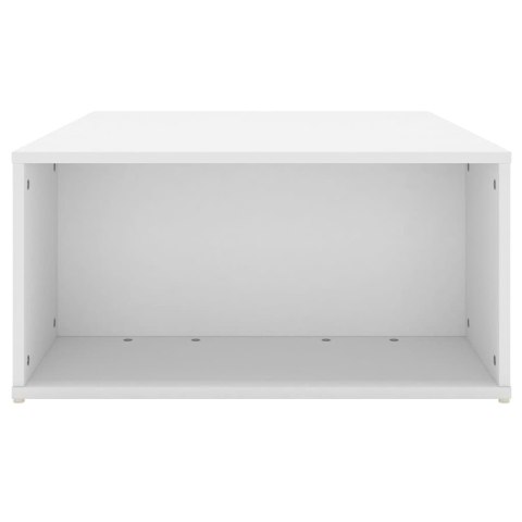 Stolik kawowy, biały, 90x67x33 cm, materiał drewnopochodny