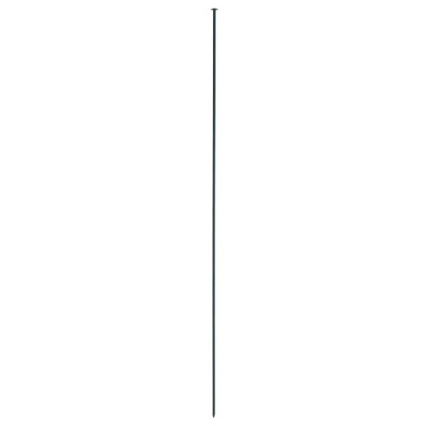 Płotek ogrodowy, wklęsły łuk, 77,5x64 cm, zielony