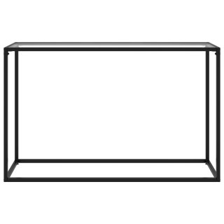 Stolik konsolowy, przezroczysty, 120x35x75 cm, szkło hartowane