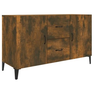 Komoda, przydymiony dąb, 100x36x60 cm, materiał drewnopochodny