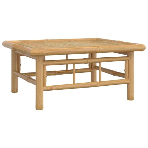 3-cz. zestaw mebli do ogrodu, kremowe poduszki, bambus