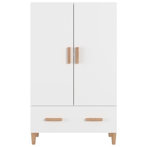 Szafka, biała, 70x31x115 cm, materiał drewnopochodny