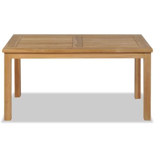 Stolik kawowy z drewna tekowego, 90x50x45 cm