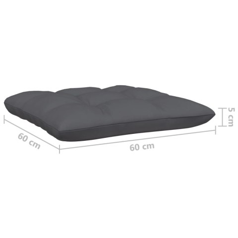 2-osobowa sofa ogrodowa z poduszkami, biała, drewno sosnowe