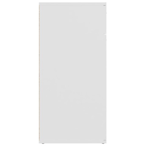 Szafka, biała, 80x36x75 cm, materiał drewnopochodny