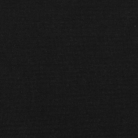 Łóżko kontynentalne, czarne, obite tkaniną, 80x200 cm