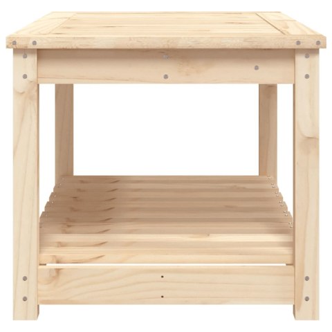 Stolik ogrodowy, 82,5x50,5x45 cm, lite drewno sosnowe