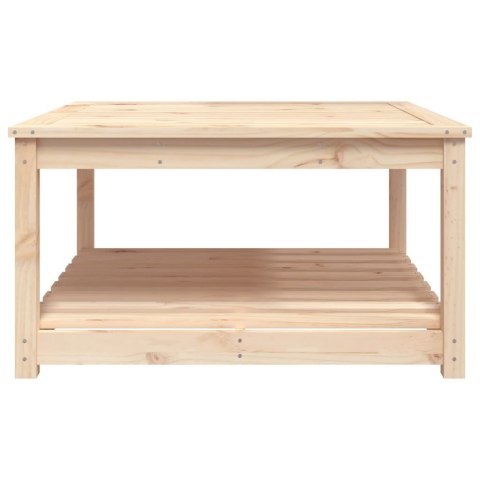 Stolik ogrodowy, 82,5x82,5x45 cm, lite drewno sosnowe