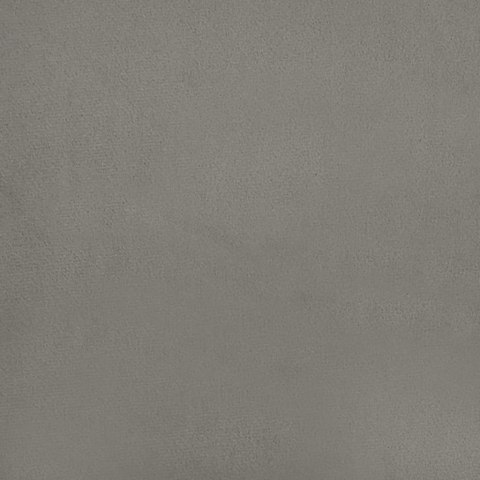 Rama łóżka z zagłówkiem, jasnoszara, 120x200 cm, aksamitna