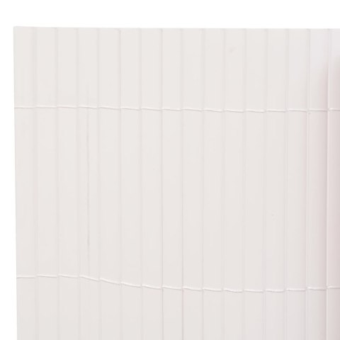 Ogrodzenie dwustronne, 110x500 cm, białe