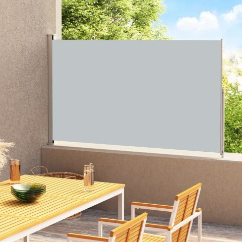 Zwijana markiza boczna na taras, 180x300 cm, szara