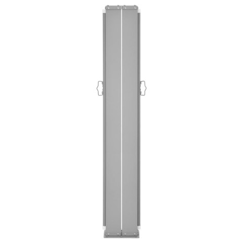 Zwijana markiza boczna, 140 x 600 cm, czarna