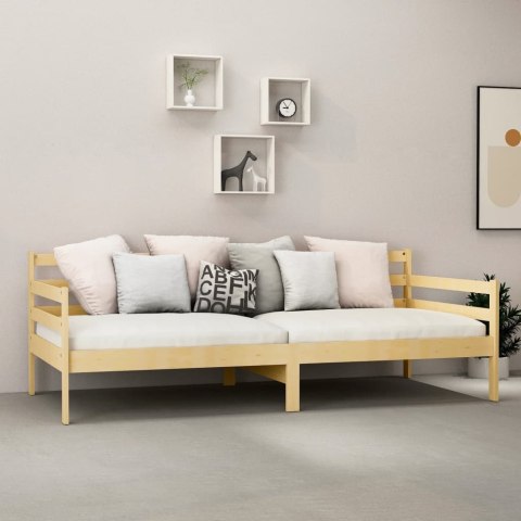 Łóżko dzienne, lite drewno sosnowe, 90x200 cm