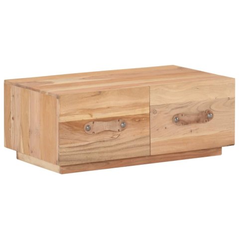 Stolik kawowy, 90x50x35, lite drewno z odzysku